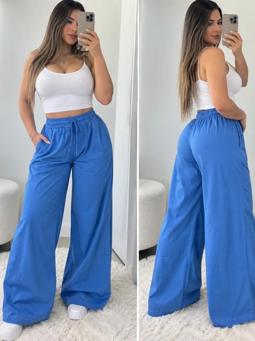 Palazo Semi Jeans sin Friza Excelente Calidad