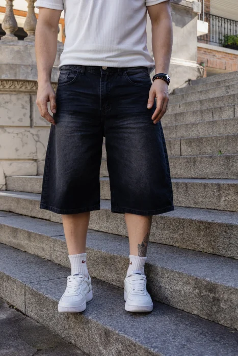 Bermuda Baggy Gris Oscuro