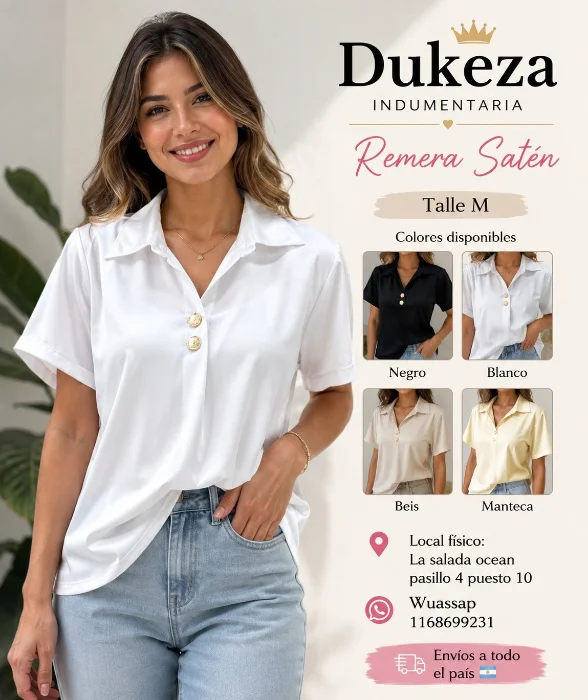 Blusas de Satén
