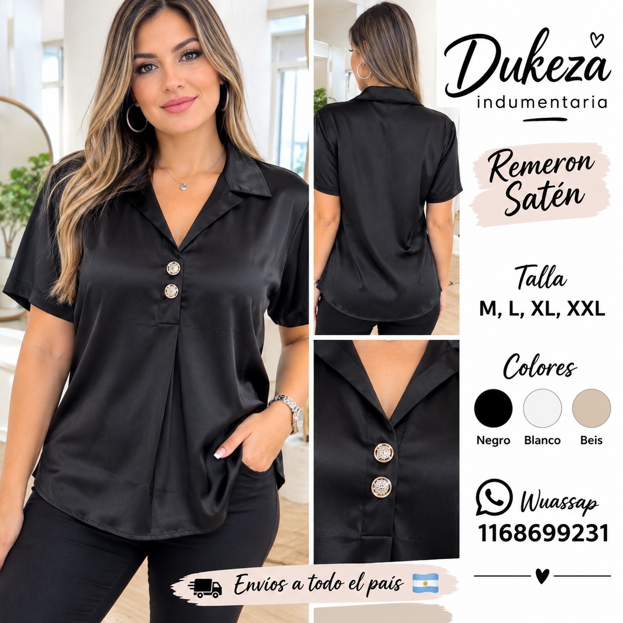Blusas de Satén - Imagen 2