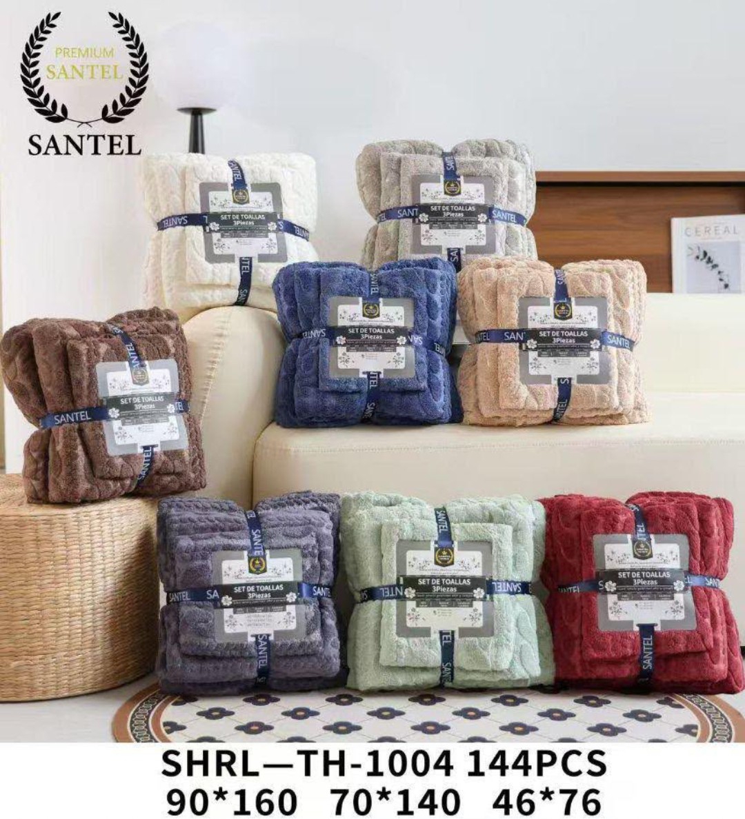 Set de 3 Piezas Santel Toalla Grande - Imagen 4