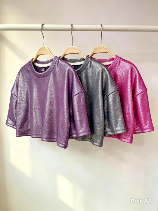 Crop Oversize Morley Lurex