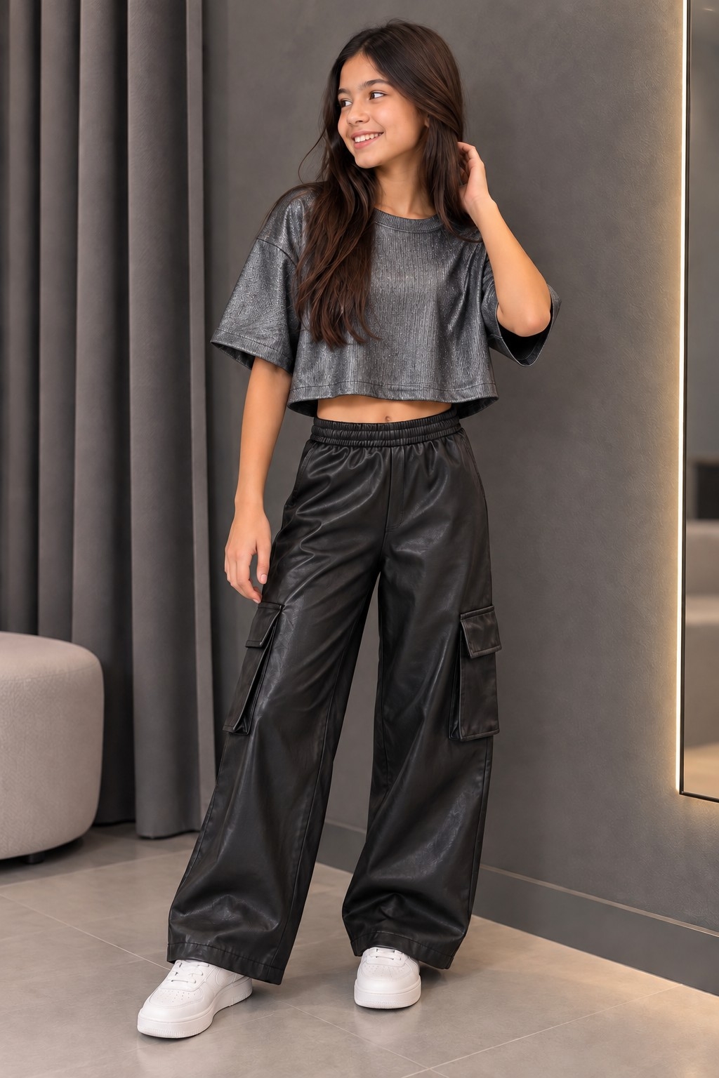 Crop Oversize Morley Lurex - Imagen 3