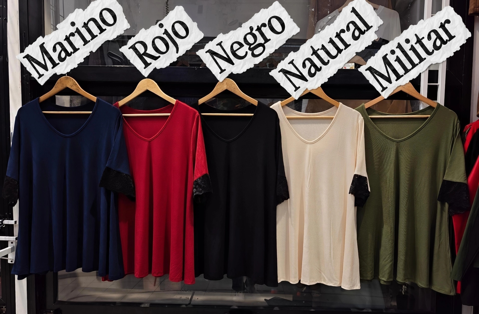 Blusa Melvin con Puntilla 8 al 12 Especial - Imagen 2