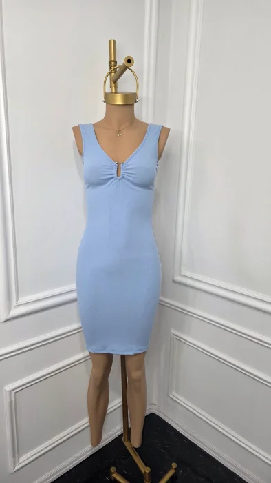 Vestido  de Micro Rrid  Algodón (kairo