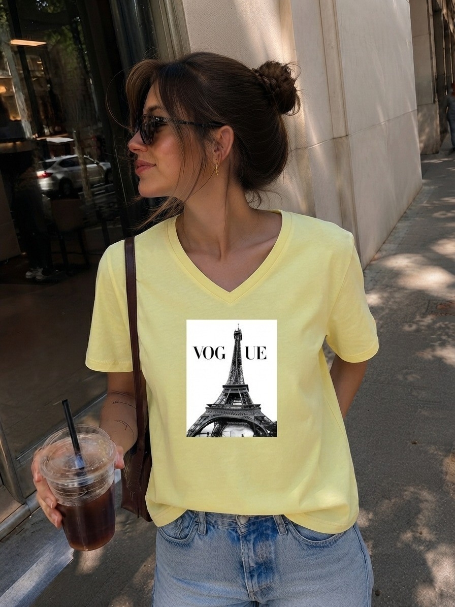 Remera Escote V del Talle 2 al 5 - Imagen 3