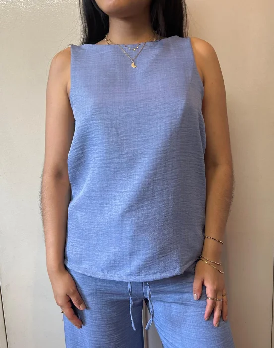 Blusa Simil Lino