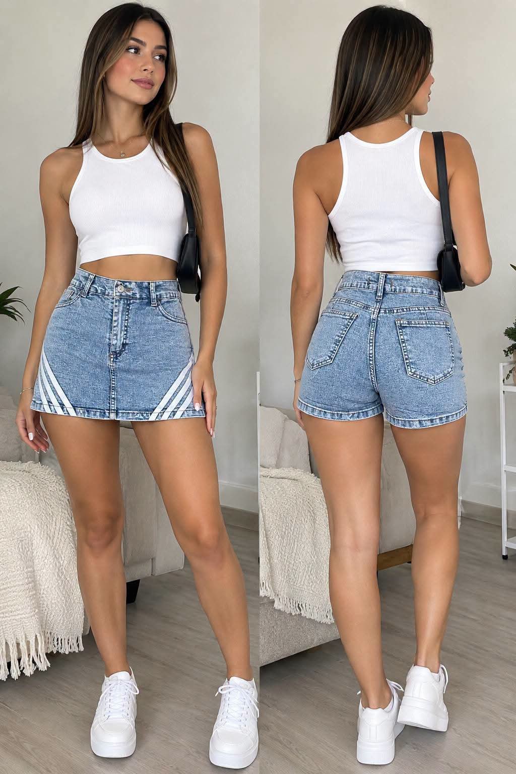 Short Pollera de Dama - Imagen 2