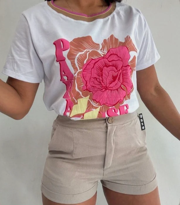 Remera C/tejido Min