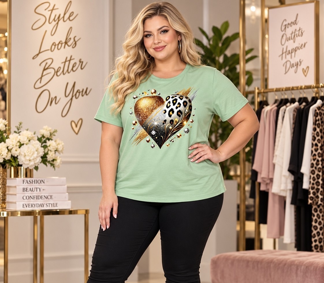 Remera Estampada Modal Soft Plus Size - Imagen 4