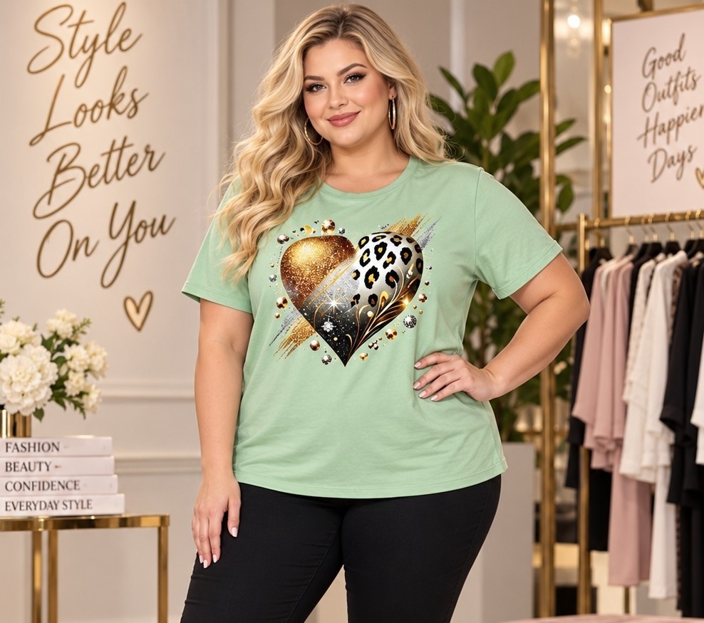 Remera Estampada Modal Soft Plus Size - Imagen 4