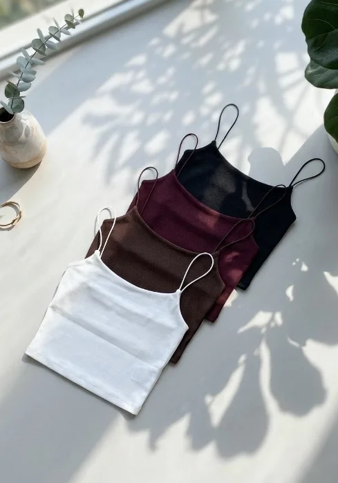 Top Cola Ratón Elasticos Musculosa Tiras