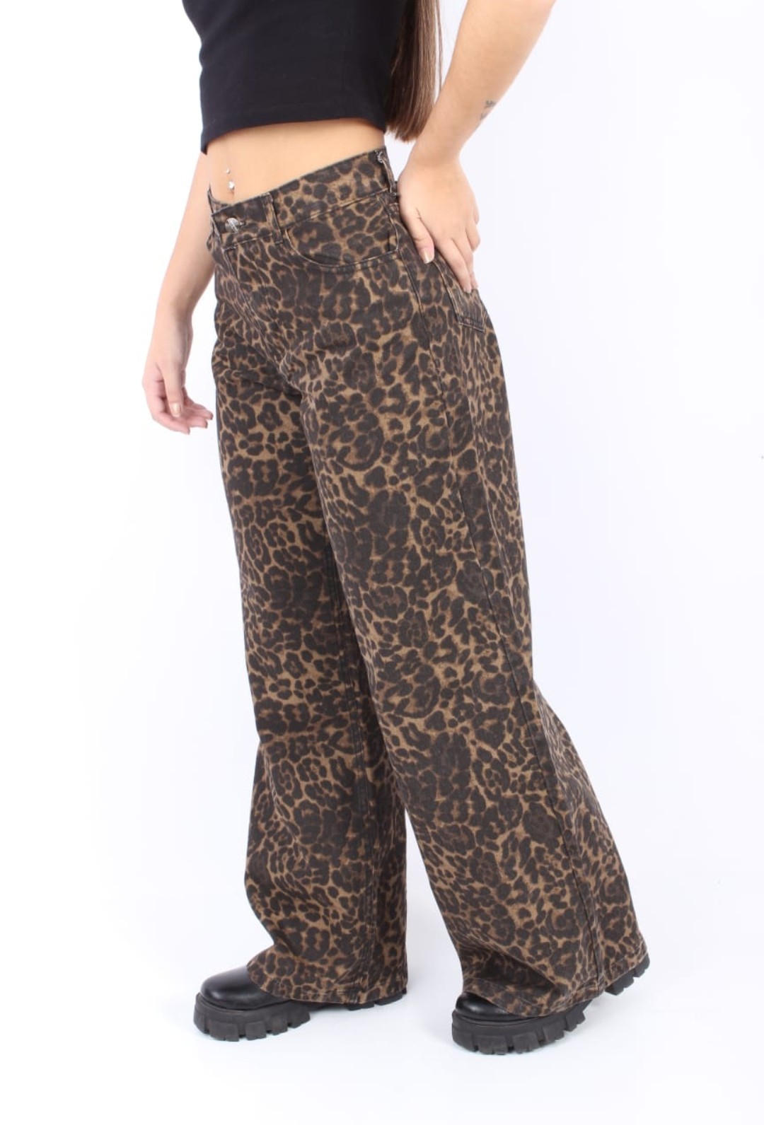 Wide Leg Animal Print - Imagen 2