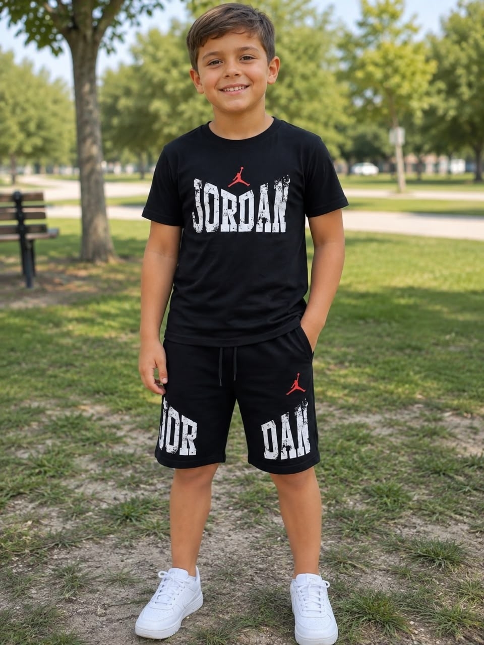 Conjunto Adidas Yordan Niños - Imagen 4
