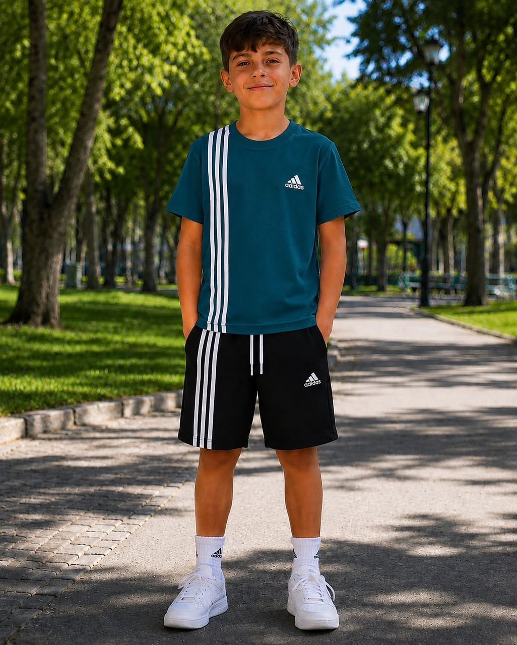 Conjunto Adidas Yordan Niños - Imagen 7