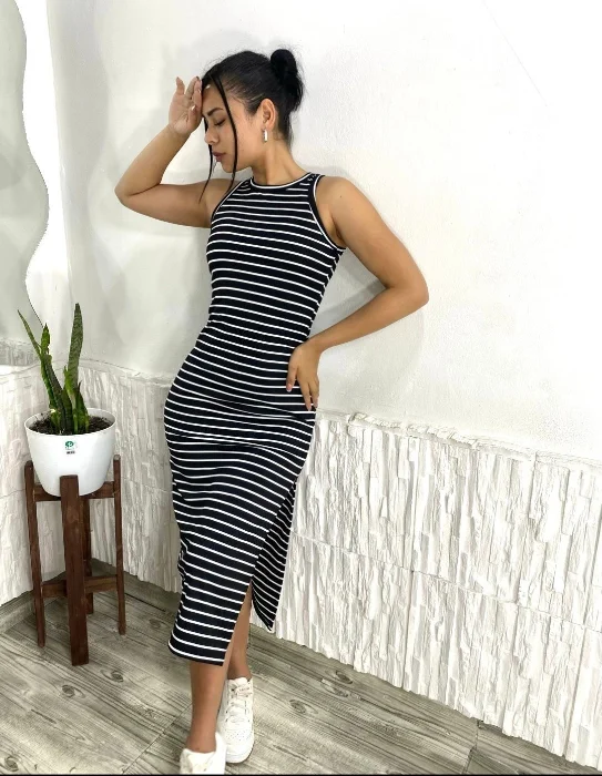 Vestido Rayado