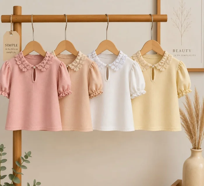 Blusa Cuello Puntilla