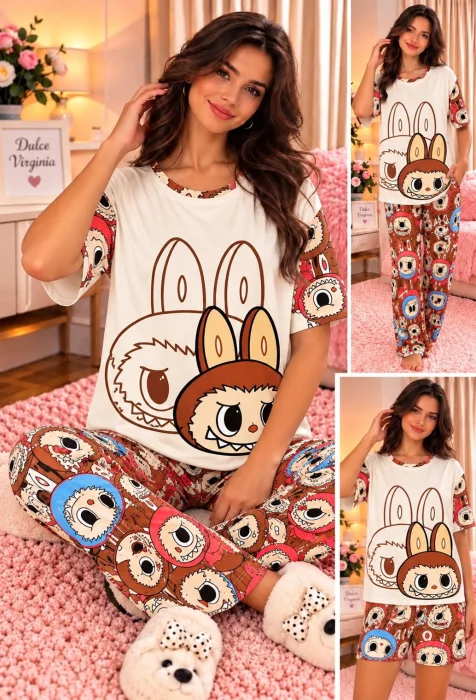 Pijamas con 4 Piezas