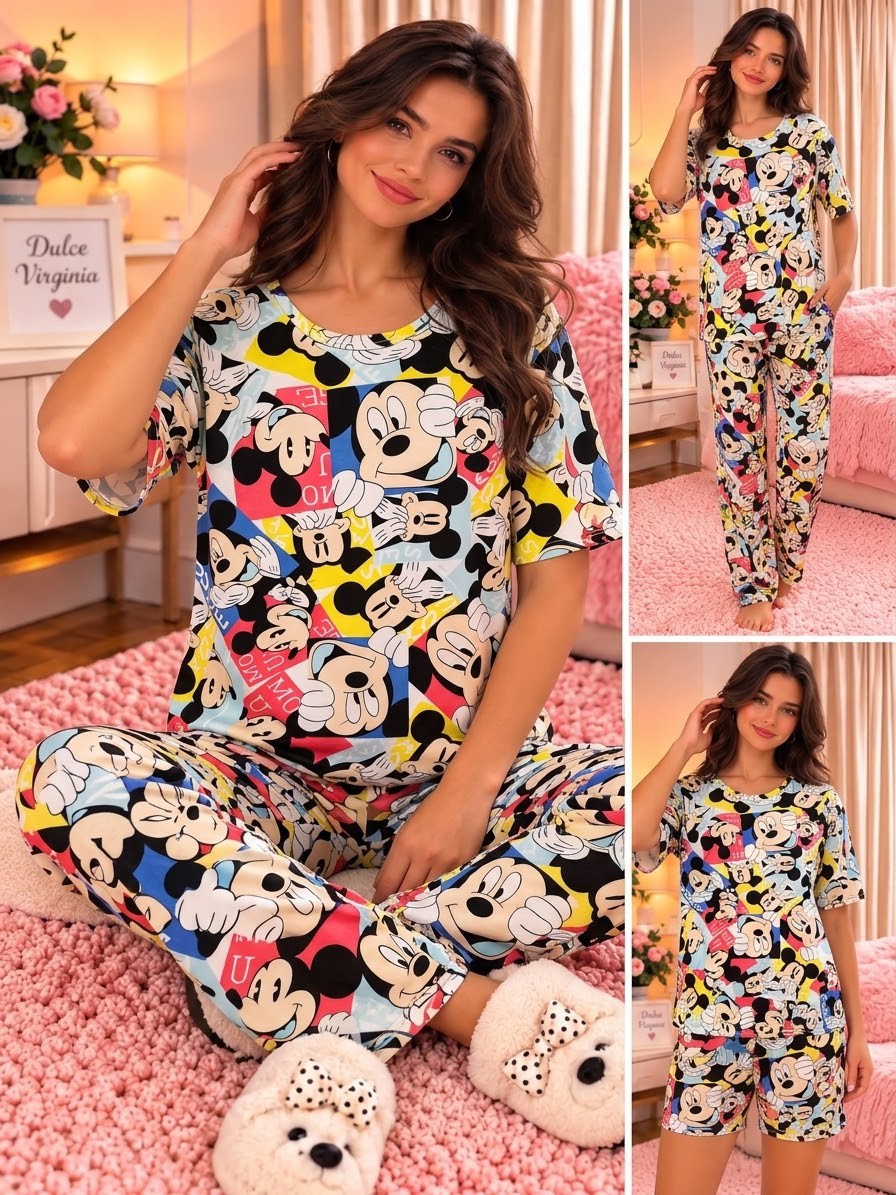Pijamas con 4 Piezas - Imagen 6