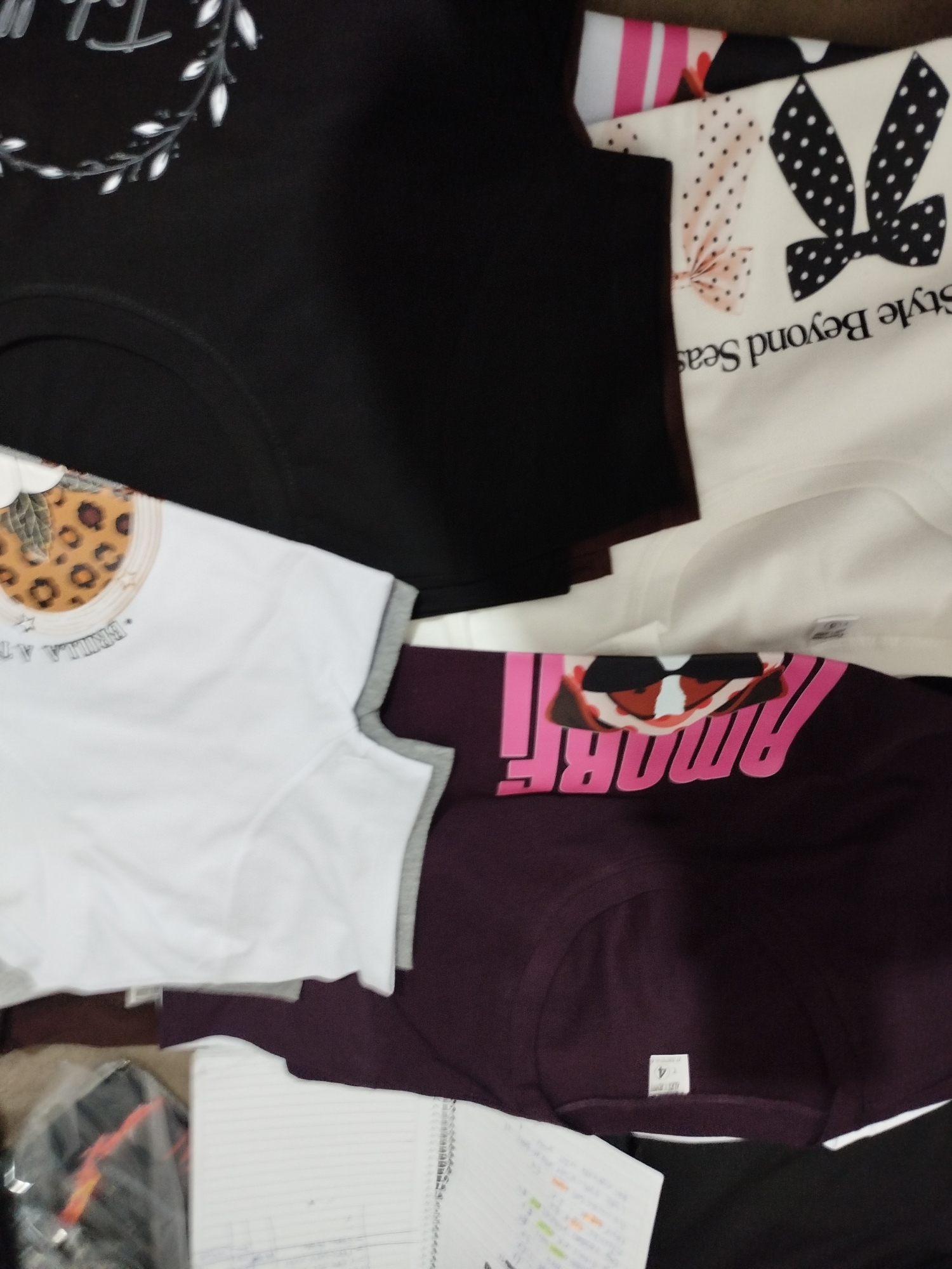 Remeras Algodon Peinado Estampado - Imagen 4
