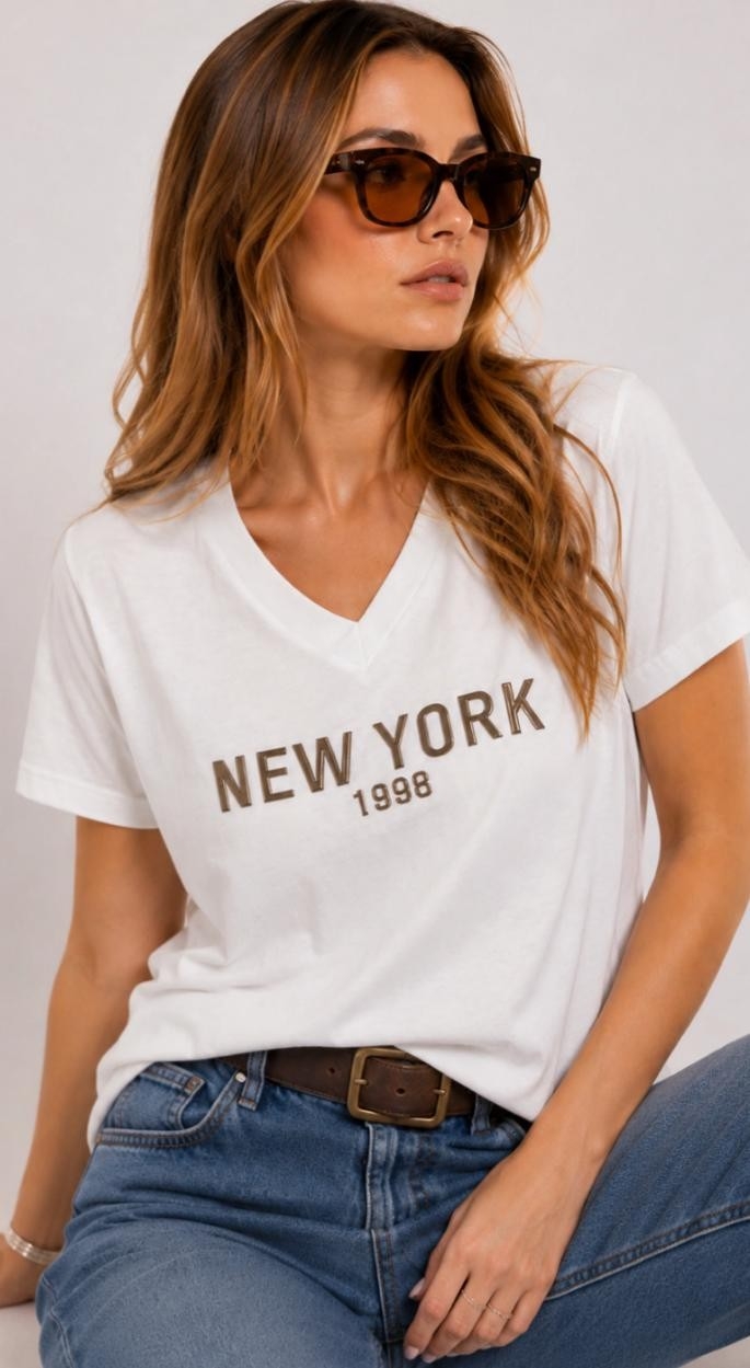 Remera New York Importado - Imagen 2