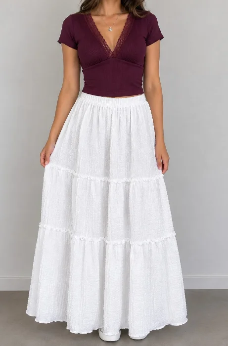 Pollera Paisana Larga