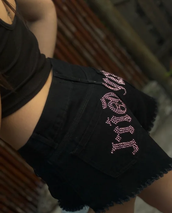 Microshort Baby Girl Negro