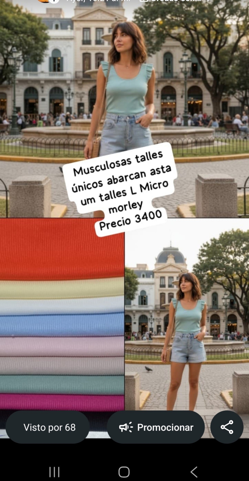 Musculosas Talles Únicos - Imagen 2