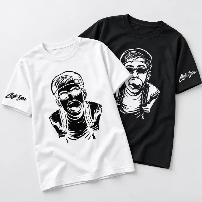Remera "alejo Igoa" Algodon Peinado
