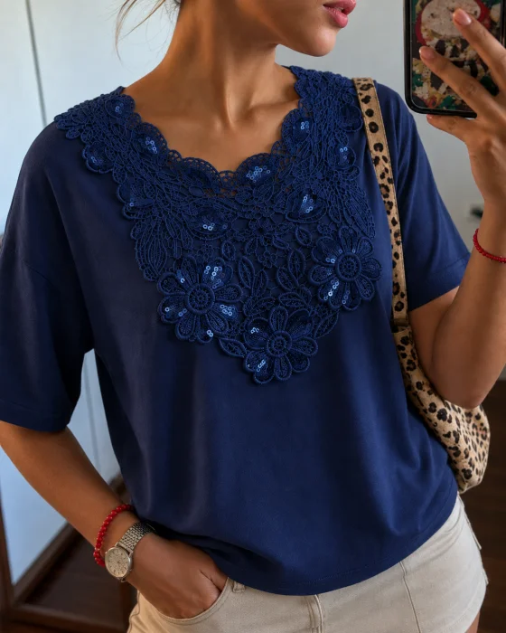 Remera con Apliques Sorayda