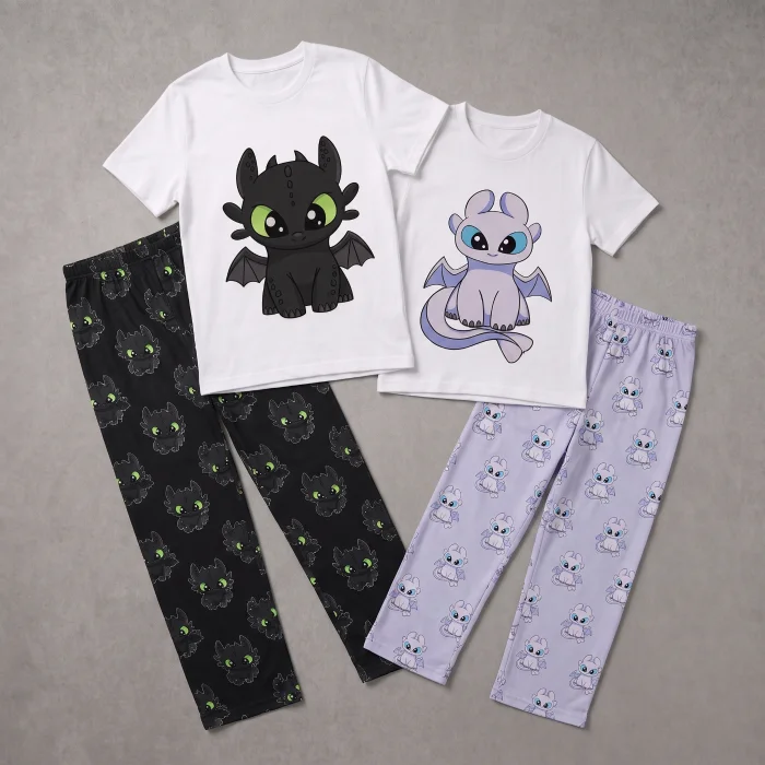 Pack Pijamas para Compartir "chimuelo y Furia"
