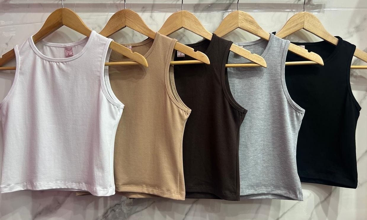 Musculosa Algodón con Laycra - Imagen 2