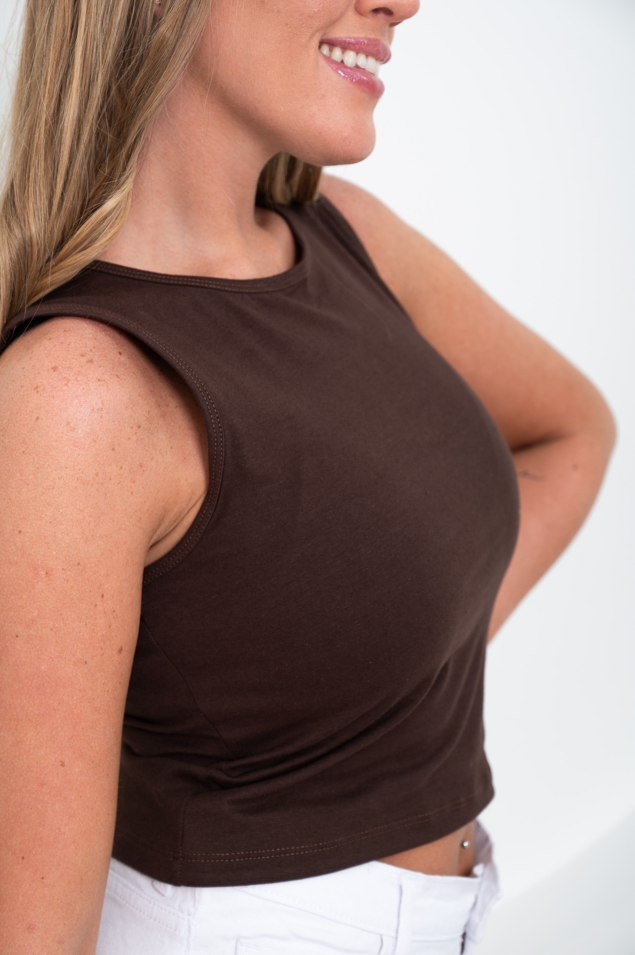 Musculosa Algodón con Laycra - Imagen 4