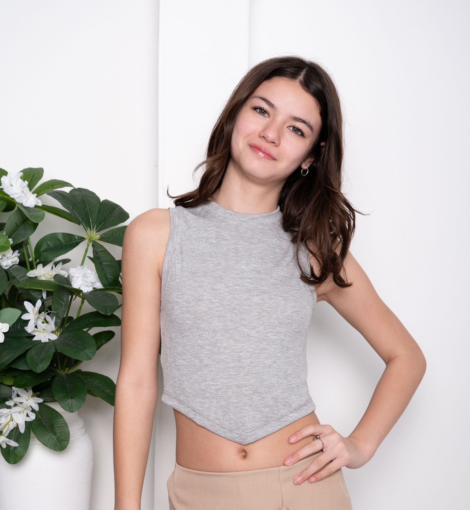 Musculosa Briana Ribb C/algodón - Imagen 2