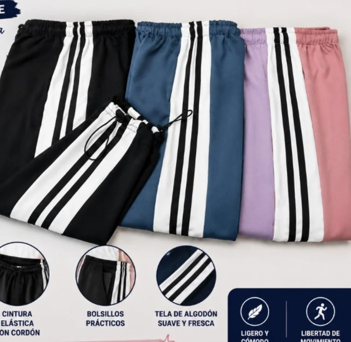 Baggy con Lineas Laycra