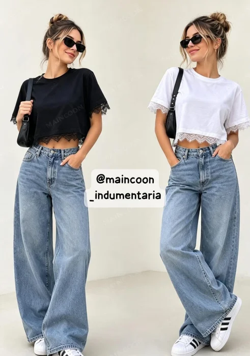 Remera Pupera con Encaje