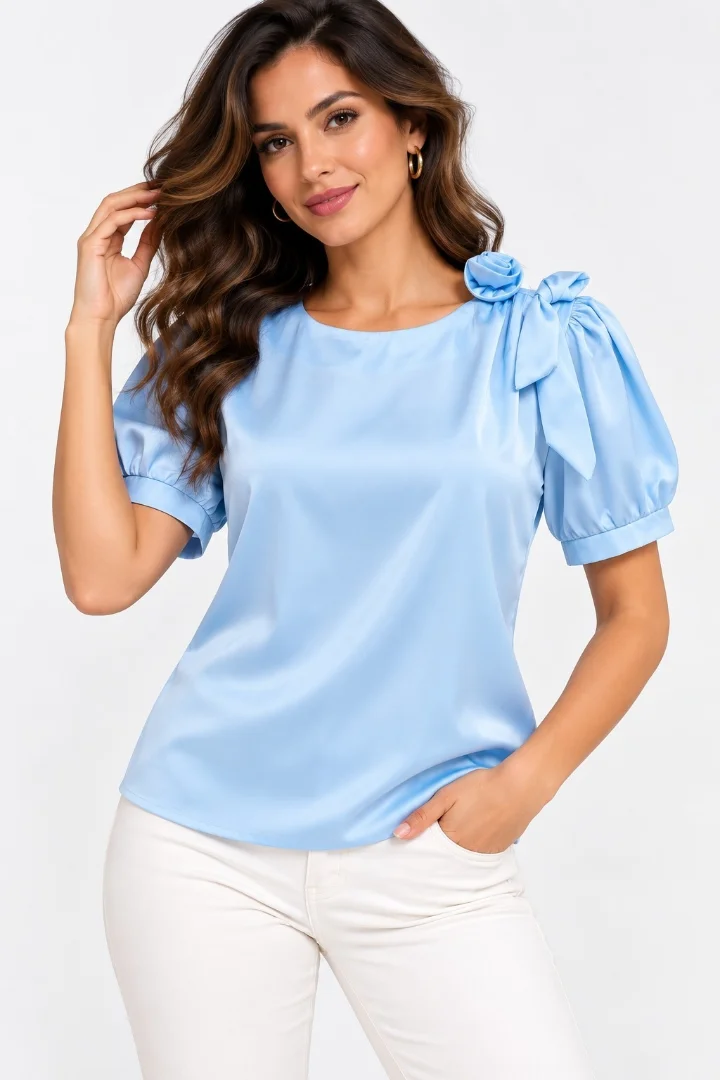Blusa de Seda Importado - Imagen 6