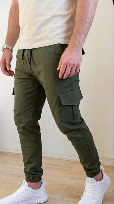 Jogger Cargo de Gabardina