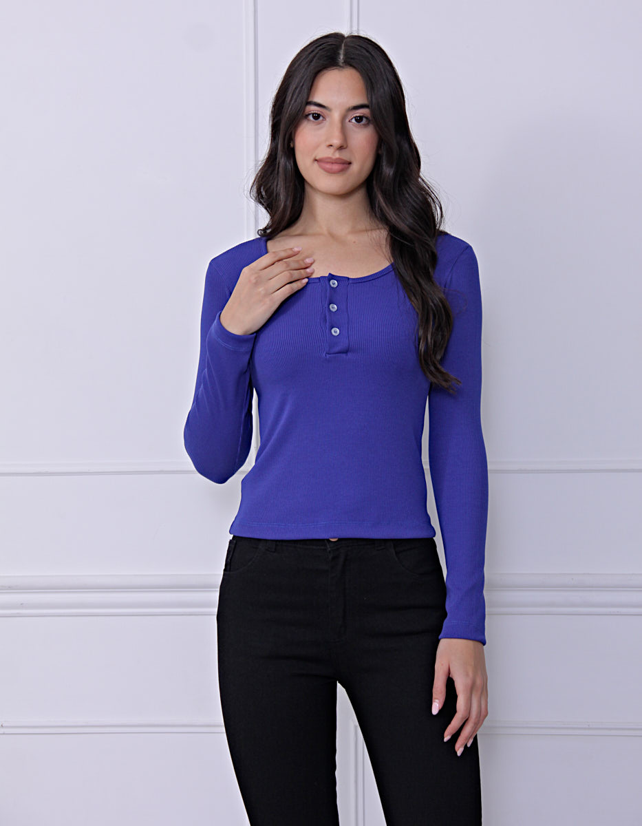 Pack X4 Camiseta Morley Abotonada Elastizada Manga Larga - MLA2090941482_.jpg