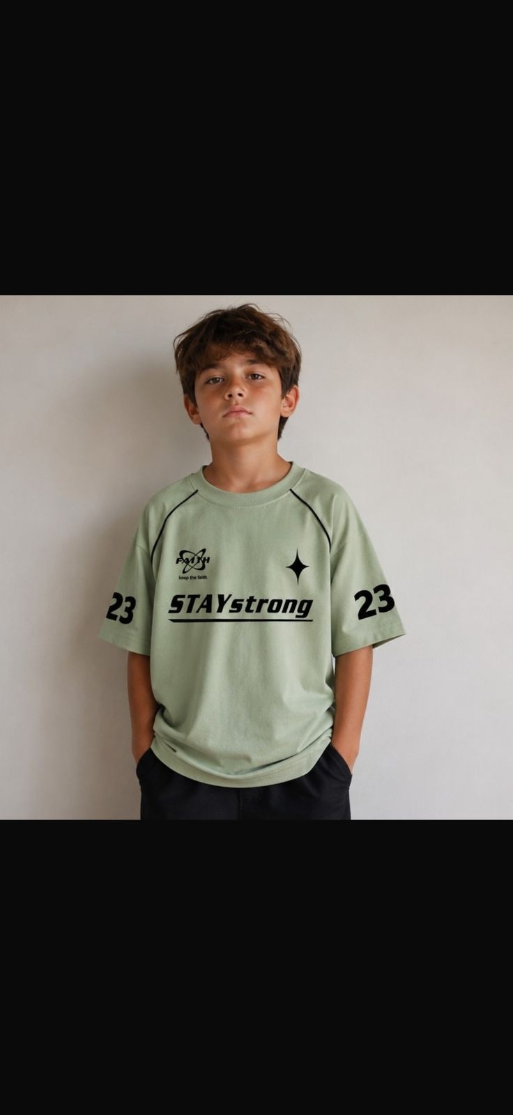 Remera Oversize con Linea - Imagen 3