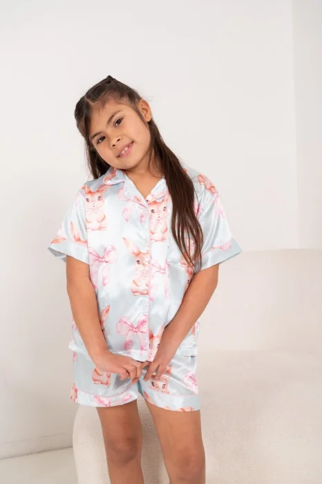 Pijamas Conjunto Nenas Niñas Importado Temporada Verano Primavera Suave