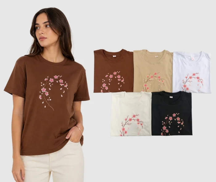 Remeras Bordadas de Mujer