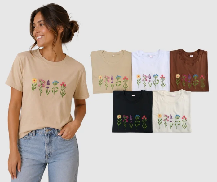 Remeras Bordadas