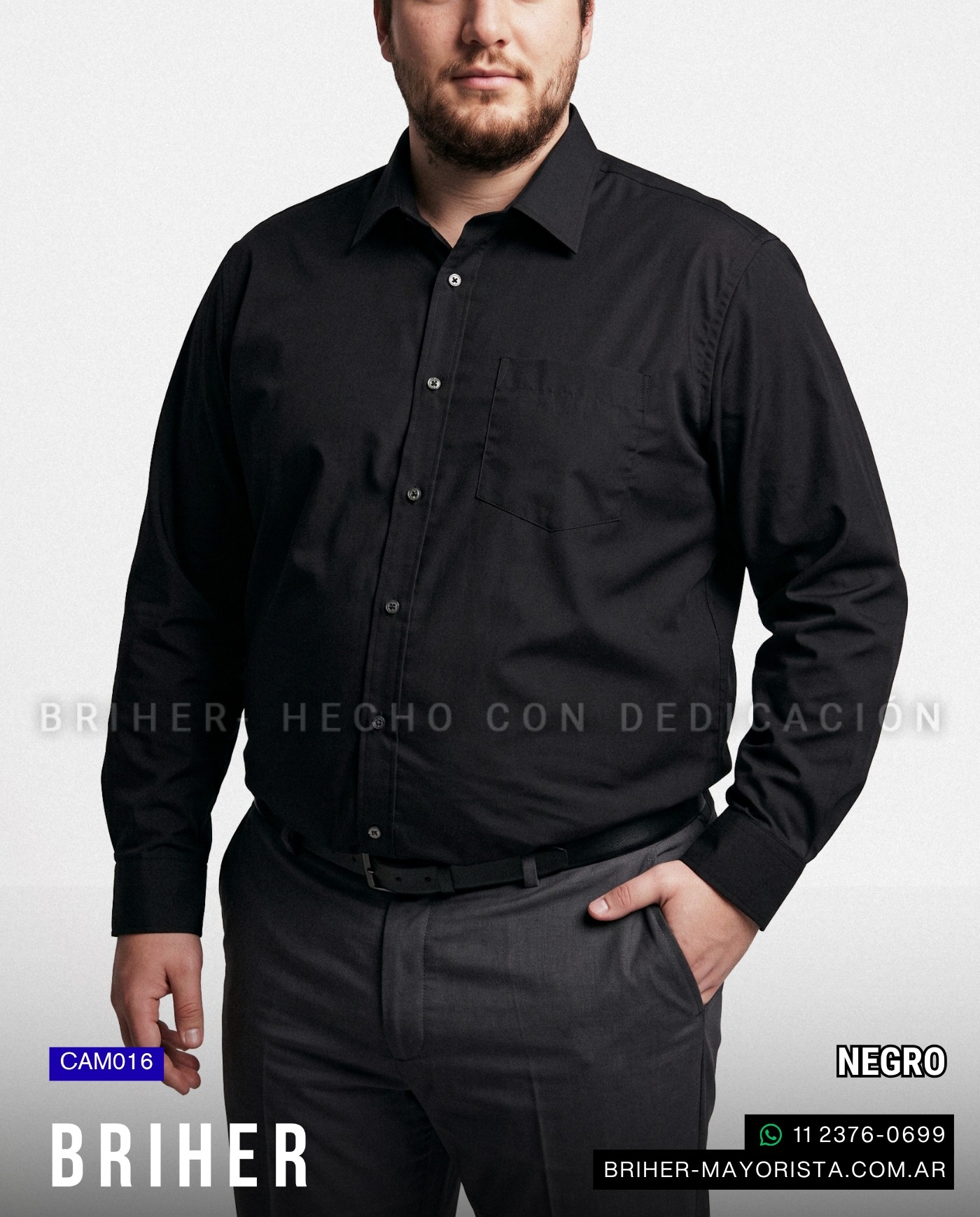 Camisa de Vestir Talles Especiales - Imagen 3