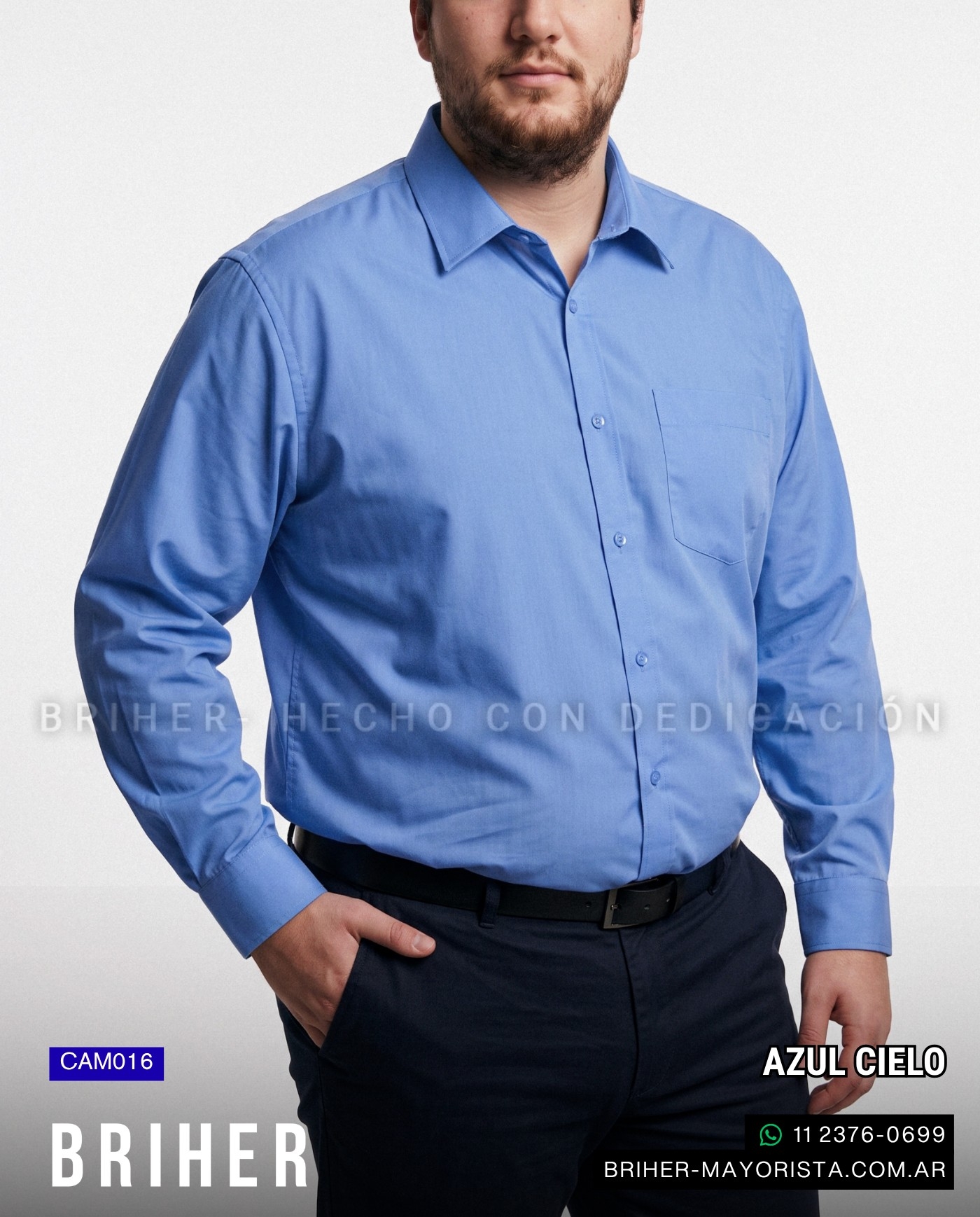 Camisa de Vestir Talles Especiales - Imagen 4
