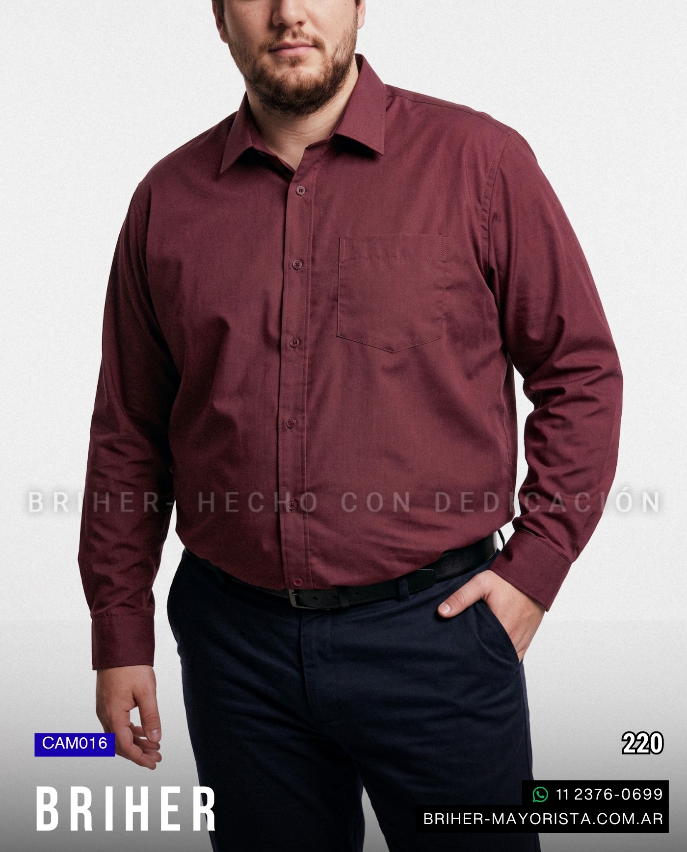 Camisa de Vestir Talles Especiales - Imagen 7
