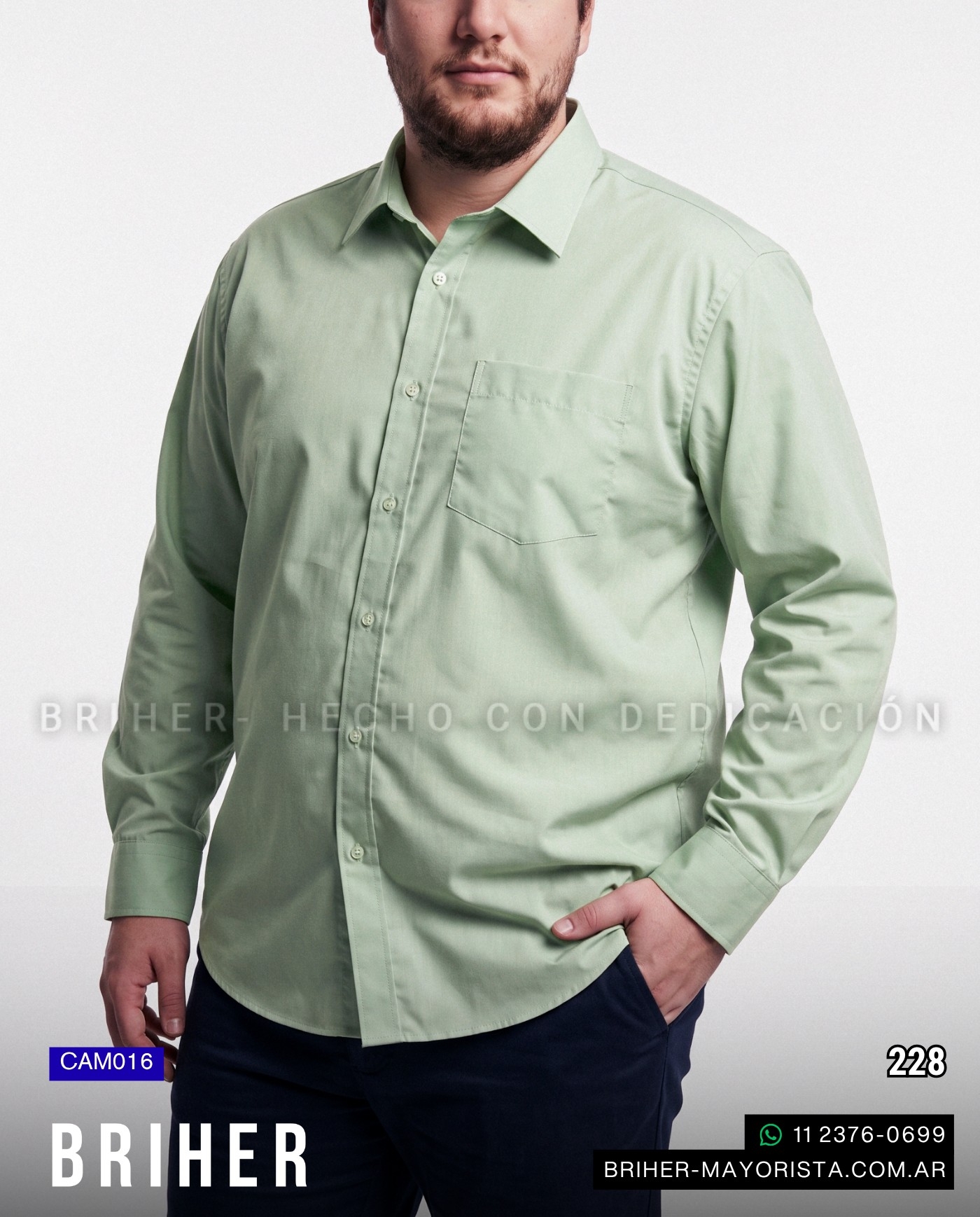 Camisa de Vestir Talles Especiales - Imagen 8