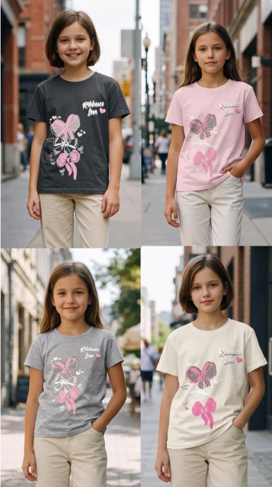 Remeras de Algodón Moños