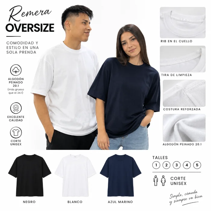 Remera Overzide 20.1 Unisex