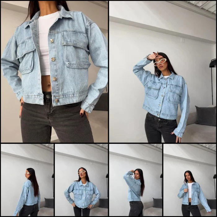 Campera Jeans Oversize